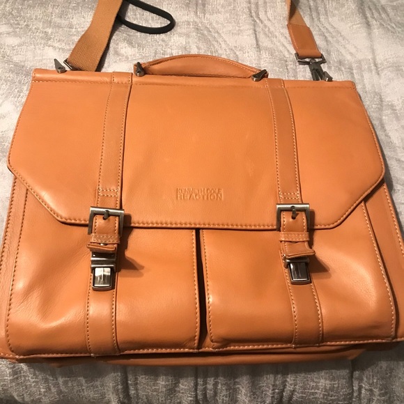 Kenneth Cole Reaction leather briefcase